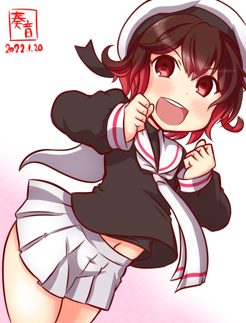 mutsuki (kantai collection and 1 more) drawn by kanon_(kurogane_knights)