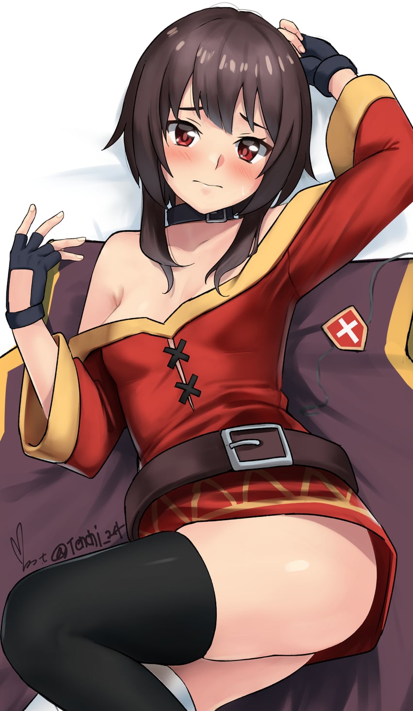 megumin (kono subarashii sekai ni shukufuku wo!) drawn by yoo_tenchi