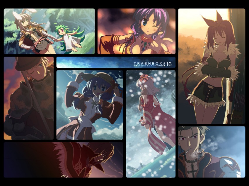 high priest, high wizard, lord knight, sniper, creator, and 3 more (ragnarok online) drawn by yuuki_tatsuya