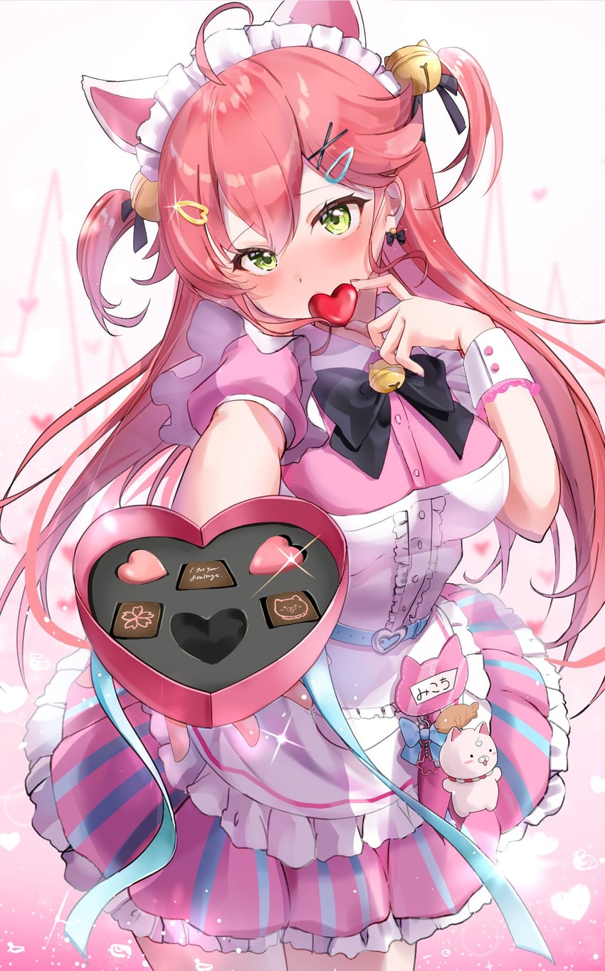 sakura miko and 35p (hololive) drawn by nijiiro_2525_07
