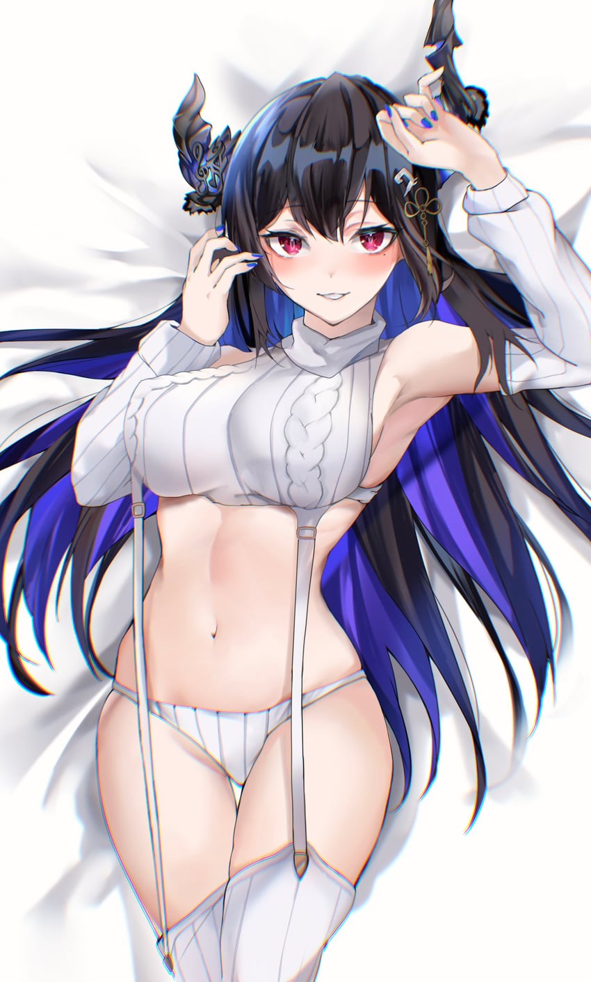 nerissa ravencroft (hololive and 1 more) drawn by caicos