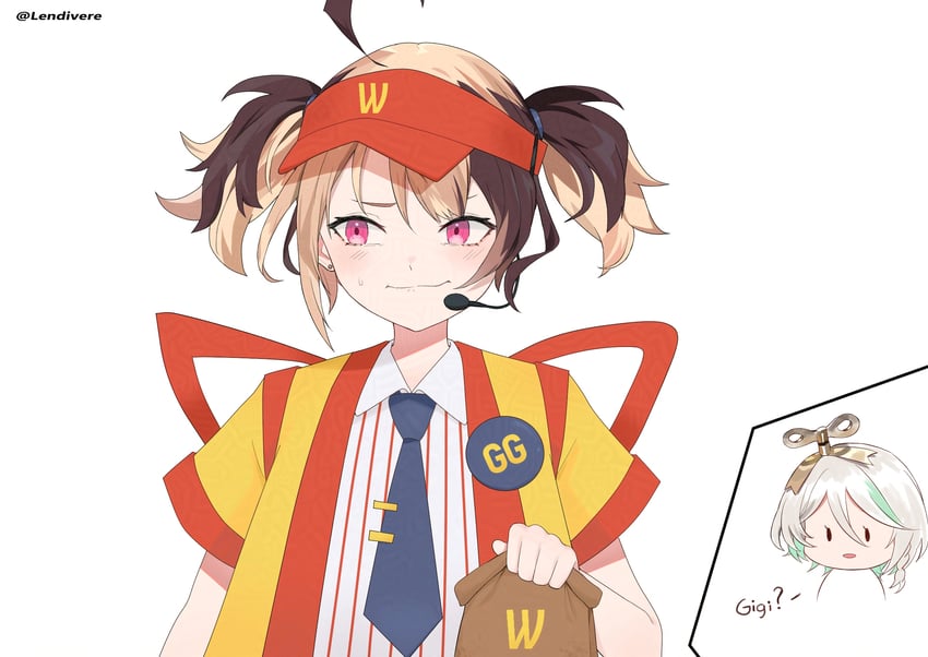 gigi murin, cecilia immergreen, and imadake dabuchi tabemi (hololive and 2 more) drawn by lendivere