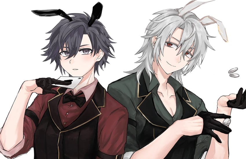 rean schwarzer and crow armbrust (eiyuu densetsu and 1 more) drawn by just_passerbyc