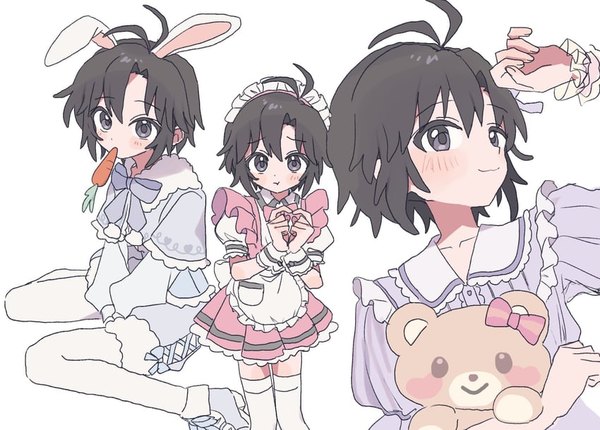 kikuchi makoto (idolmaster and 2 more) drawn by pnt_0202