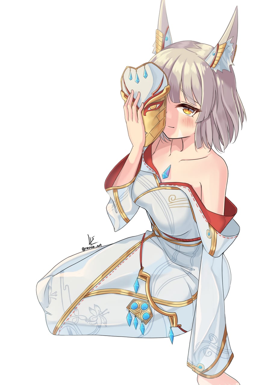 nia (xenoblade chronicles and 1 more) drawn by revvie