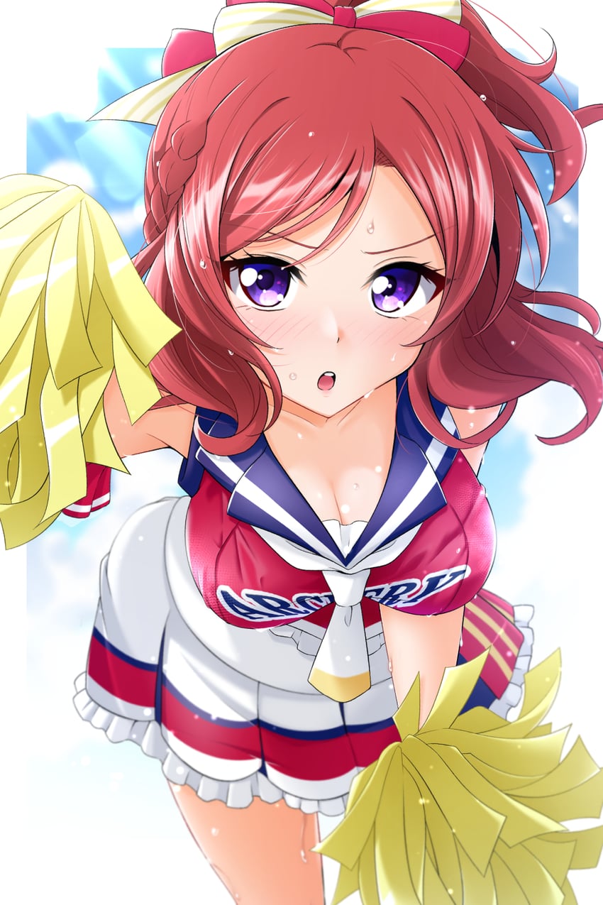 nishikino maki (love live! and 1 more) drawn by kirisaki_reina