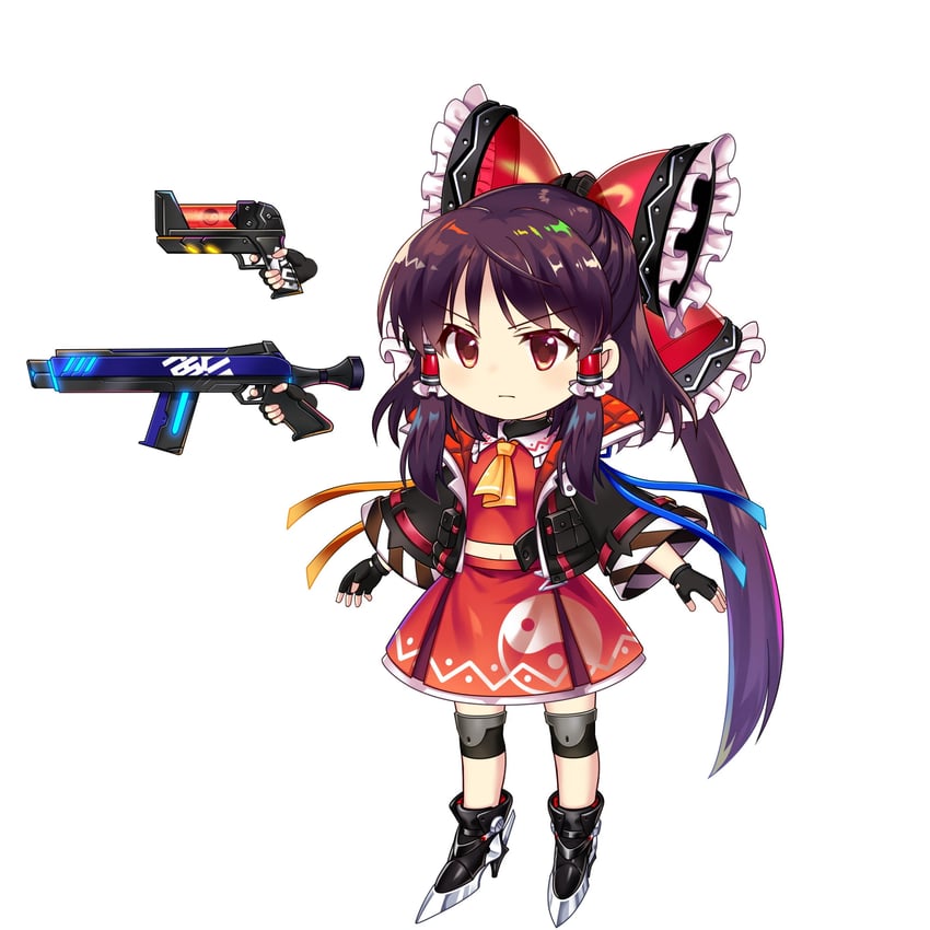 hakurei reimu (touhou and 1 more) drawn by rotte_(1109)