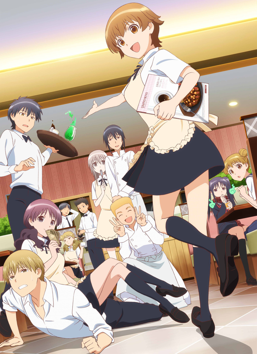 muranushi sayuri, adachi masahiro, kondou kisaki, miyakoshi hana, higashida daisuke, and 7 more (working!!)