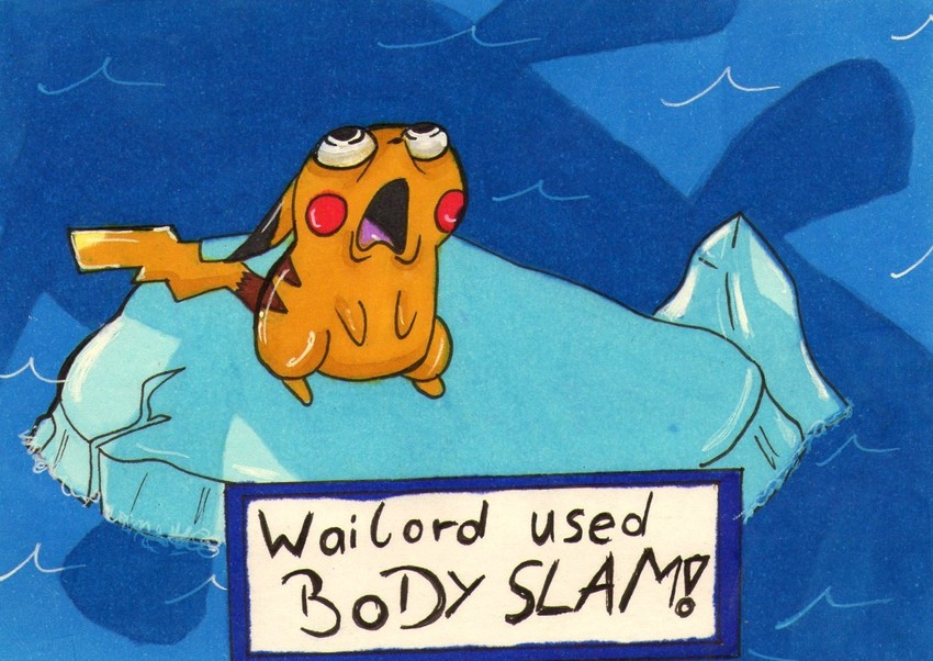 pikachu and wailord (pokemon) drawn by katze_des_grauens
