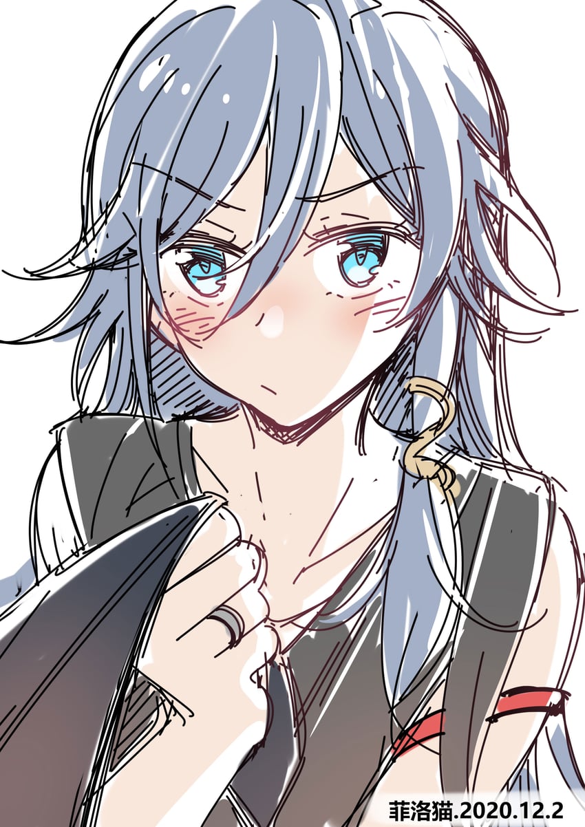 fu hua (honkai and 1 more) drawn by fei_luo_mao