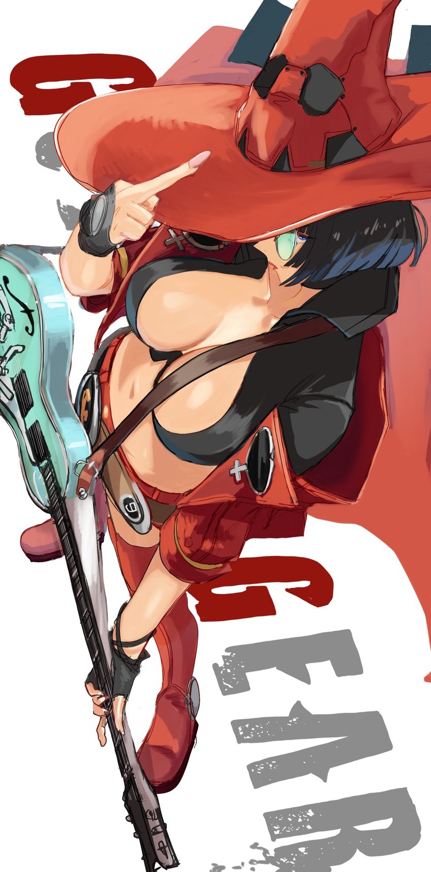 i-no (guilty gear and 1 more) drawn by dondobi