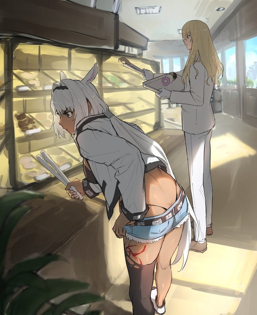 caenis and kirschtaria wodime (fate and 1 more) drawn by sabamori