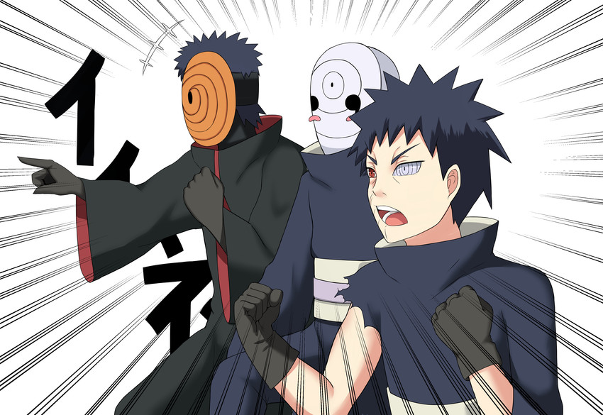 uchiha obito and tobi (naruto and 1 more) drawn by reon-shi