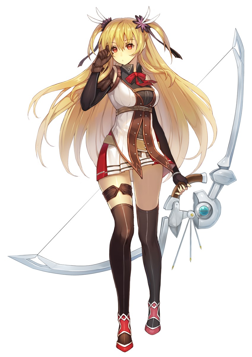 alisa reinford (eiyuu densetsu and 2 more) drawn by khj