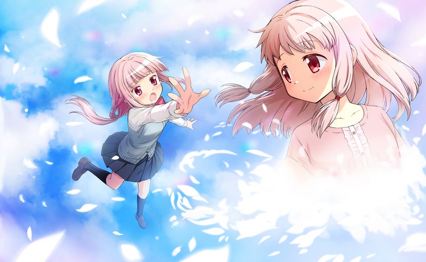 tamaki iroha and tamaki ui (mahou shoujo madoka magica and 2 more)
