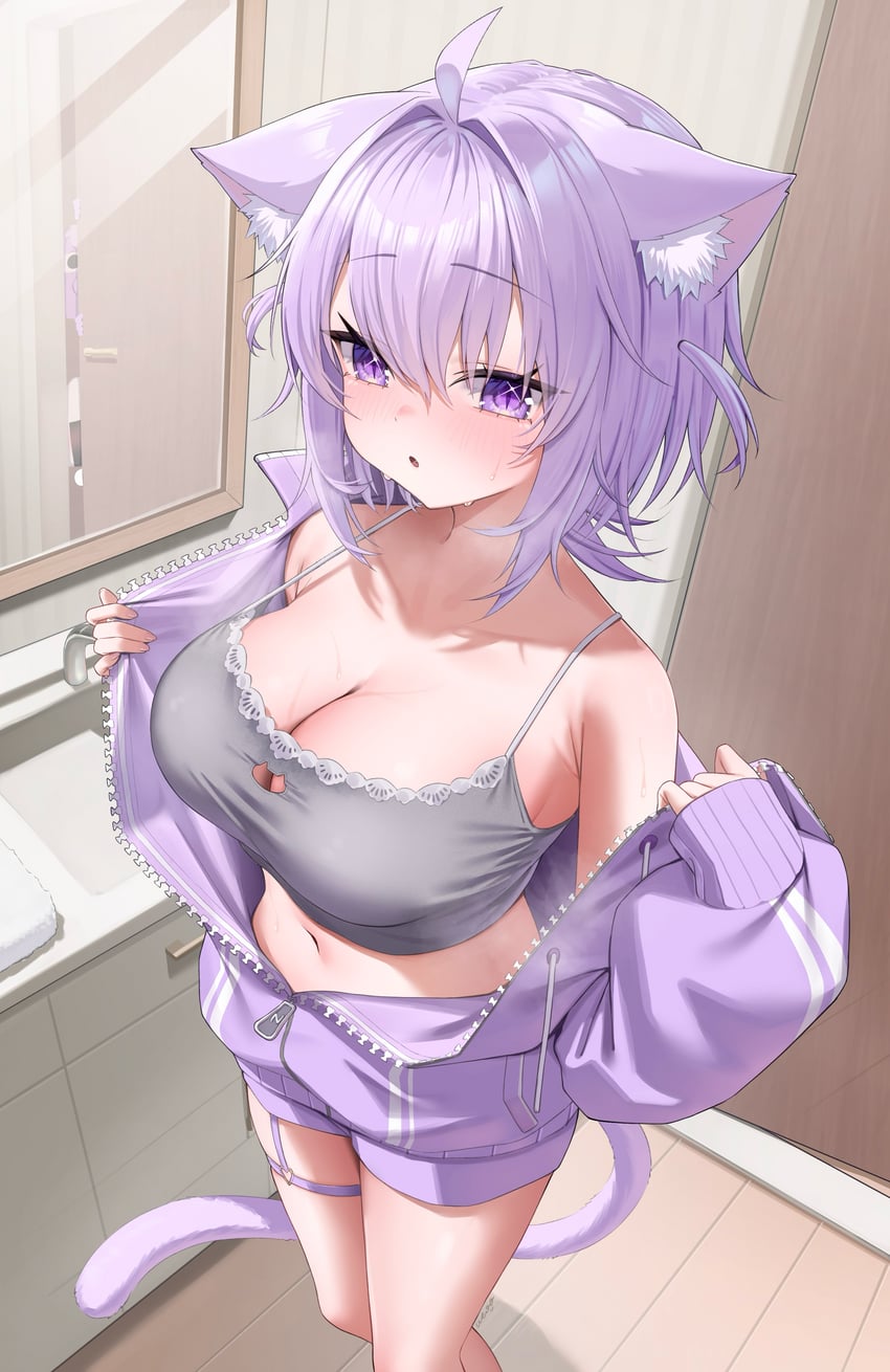nekomata okayu (hololive) drawn by ai_(u_e_o_o)