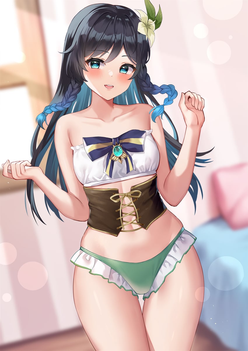 venti (genshin impact) drawn by eric_(tianqijiang)