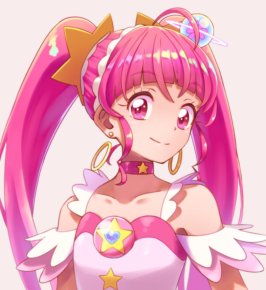 hoshina hikaru and cure star (precure and 1 more) drawn by 40cabbage
