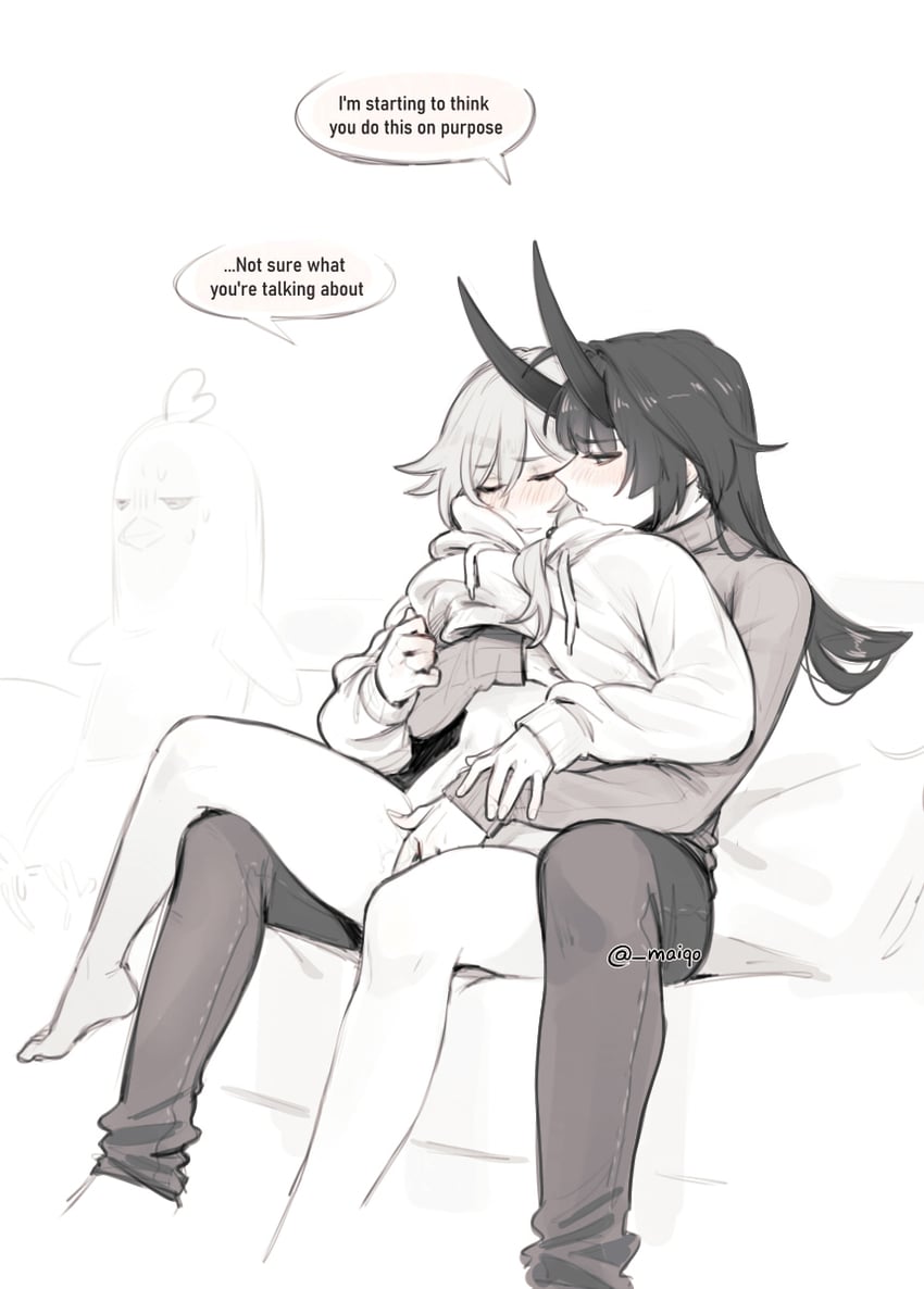 raiden mei and fu hua (honkai and 1 more) drawn by maiqo
