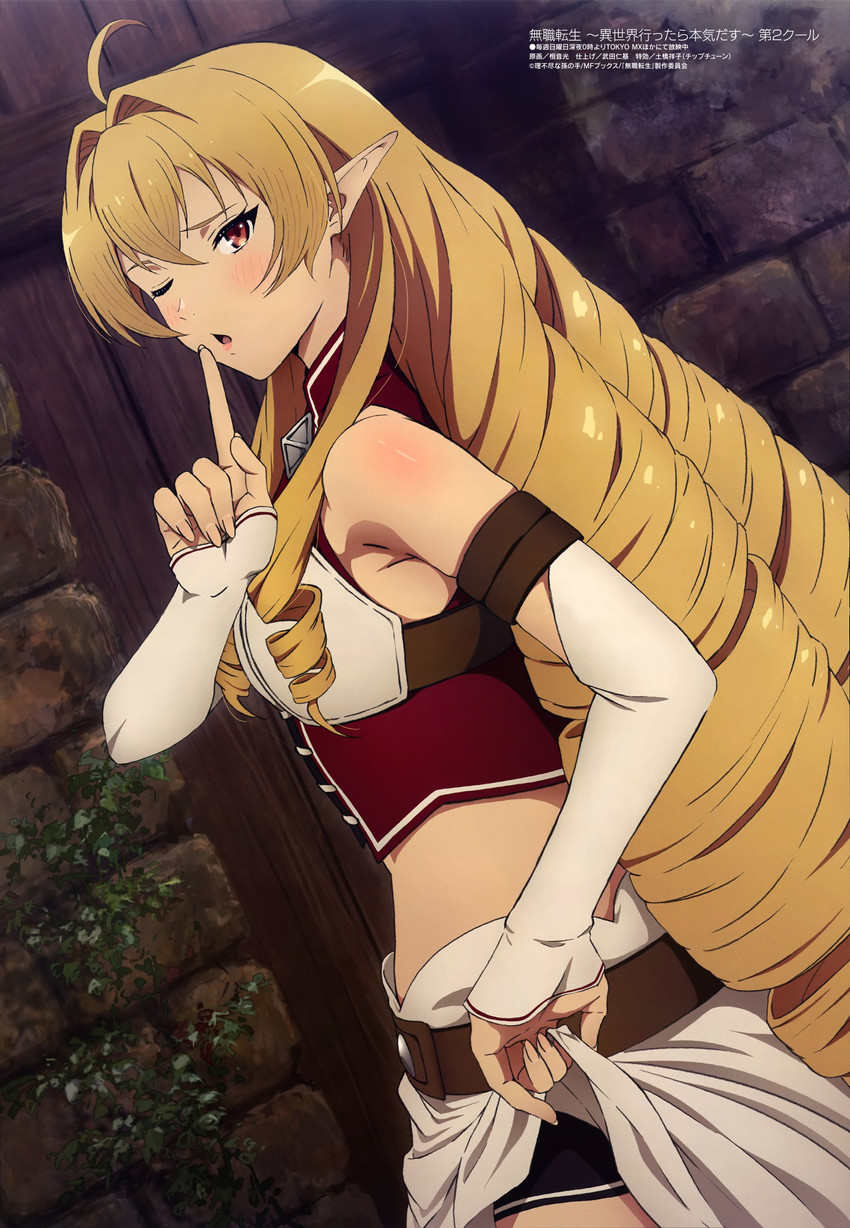 elinalise dragonroad (mushoku tensei and 1 more) drawn by aineko