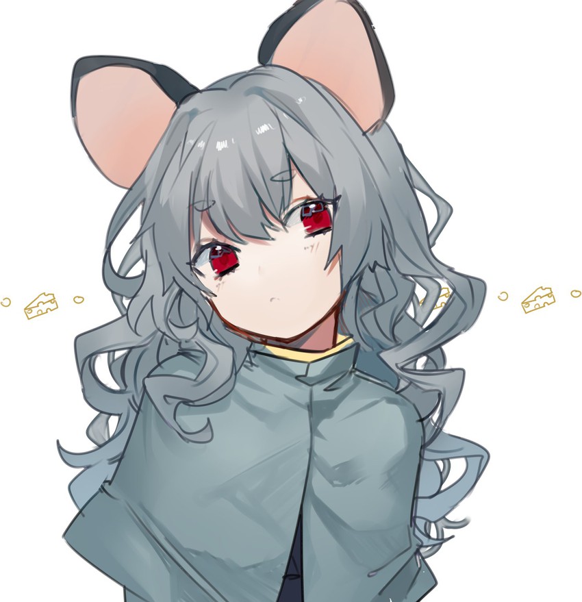 nazrin (touhou) drawn by daimaou_ruaeru