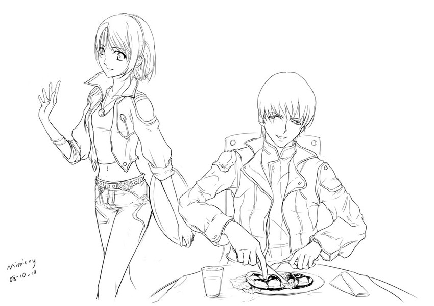 fan hulic and lira florenz (tytania) drawn by mimicry_(mmc)