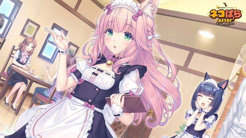minazuki shigure and fraise (nekopara) drawn by sayori_(neko_works)