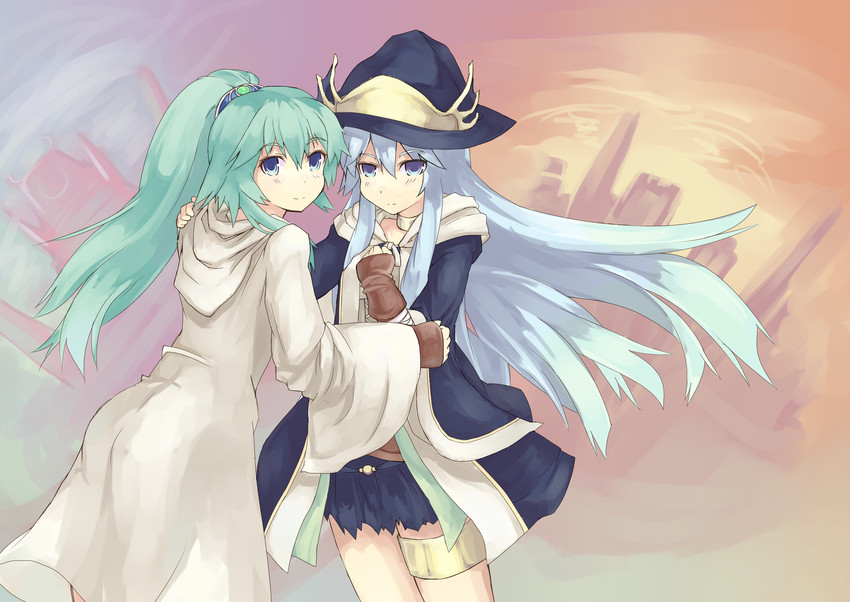 winda, winda priestess of gusto, ariel, and gishki ariel (yu-gi-oh!) drawn by normaland