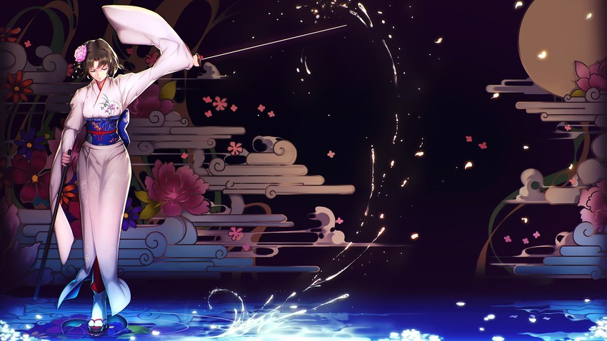 ryougi shiki and void shiki (kara no kyoukai) drawn by blueorca