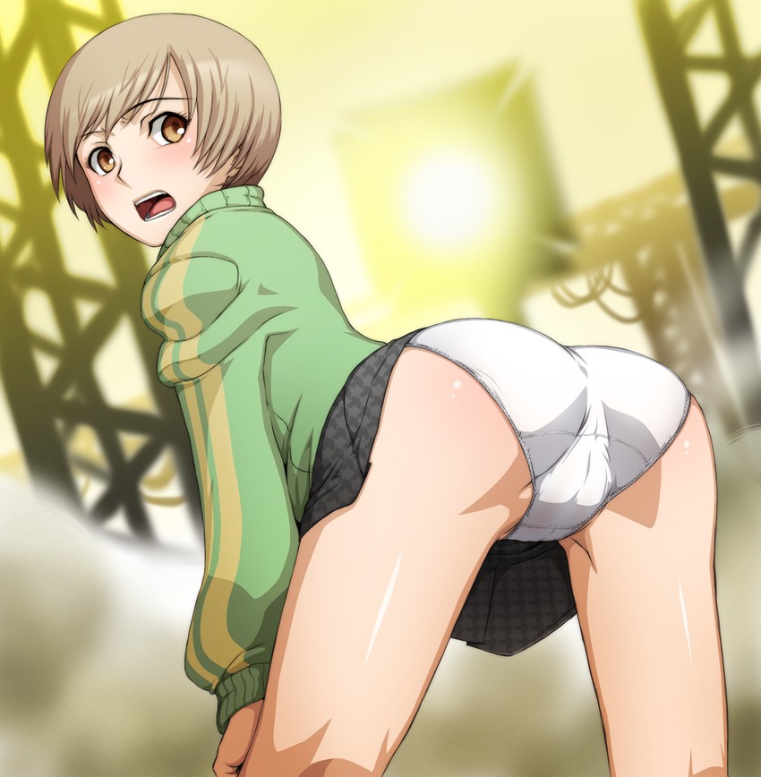 satonaka chie (persona and 1 more) drawn by tabigarasu