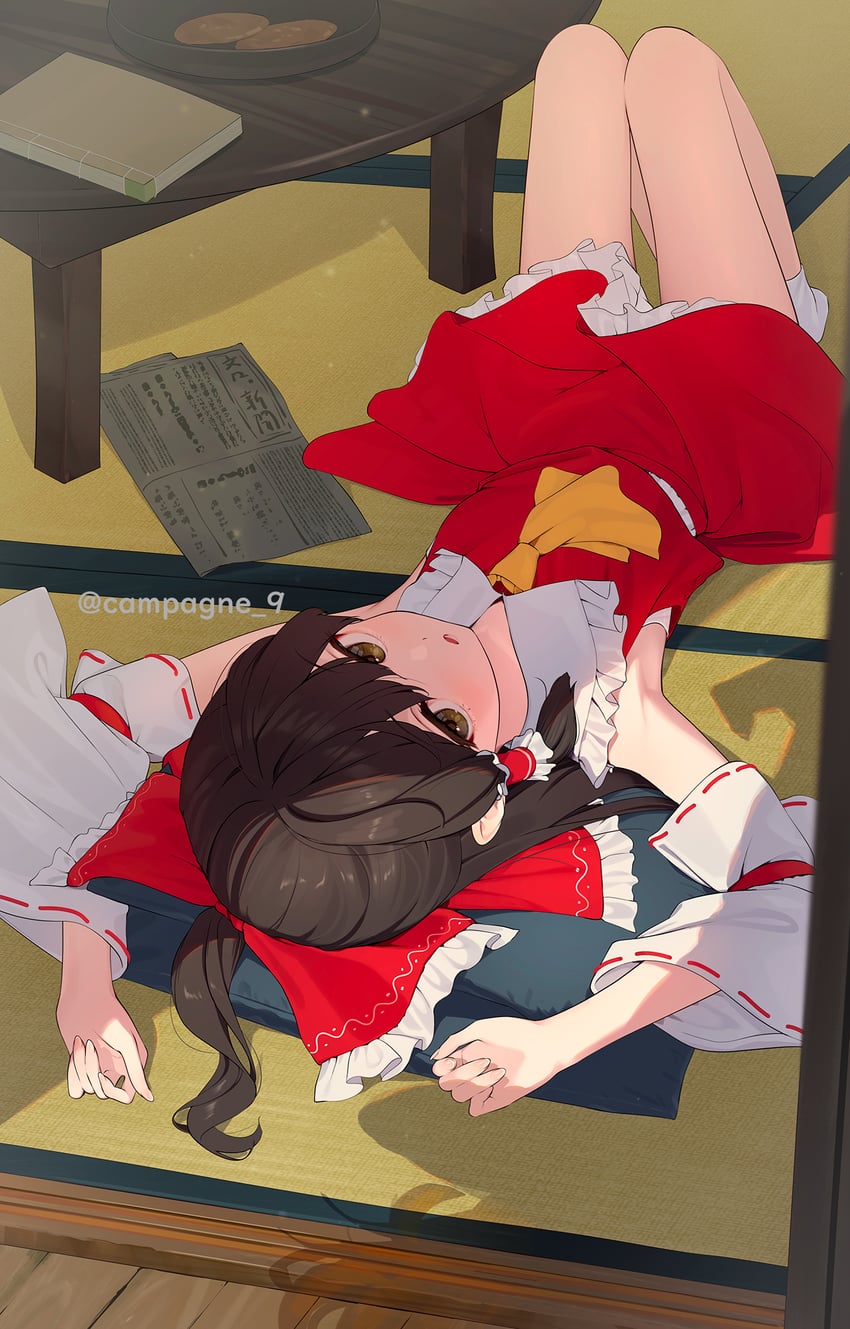 hakurei reimu and kirisame marisa (touhou) drawn by kanpa_(campagne_9)