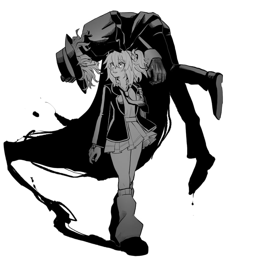 fujimaru ritsuka and edmond dantes (fate and 1 more) drawn by tunamayo_0nigir