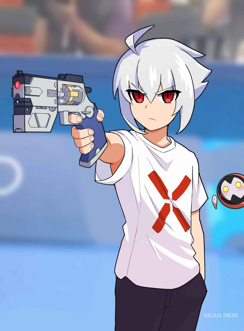 roro, acura, and yusuf dikec (azure striker gunvolt and 3 more) drawn by alkalinedd
