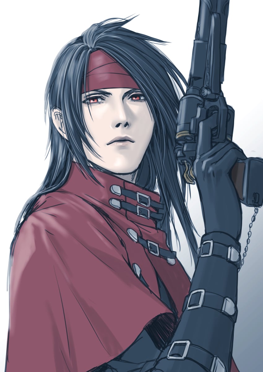 vincent valentine (final fantasy and 1 more) drawn by sd_supa
