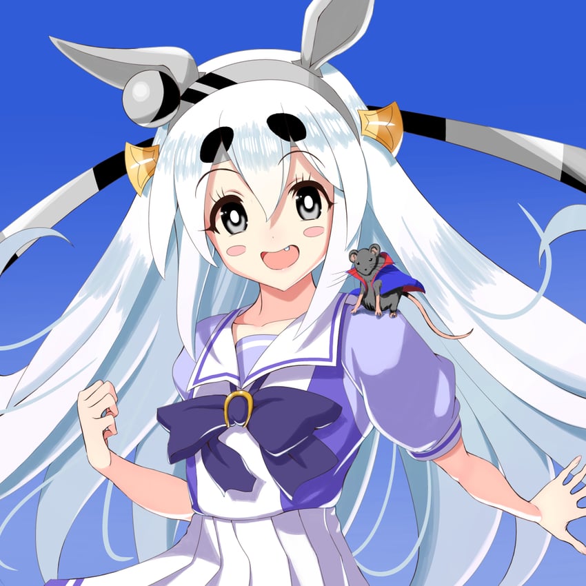 tamamo cross, midori makibaoo, and chuu-bee (umamusume and 1 more) drawn by kimowota_imo