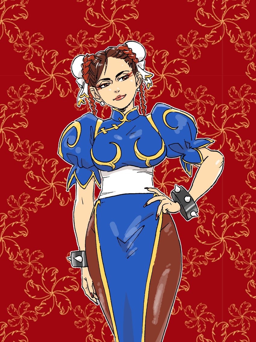 chun-li and loba (street fighter and 1 more) drawn by chouson