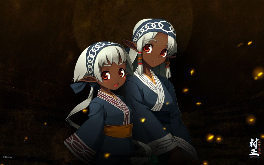 funa and fuki (soukou akki muramasa) drawn by namaniku_atk
