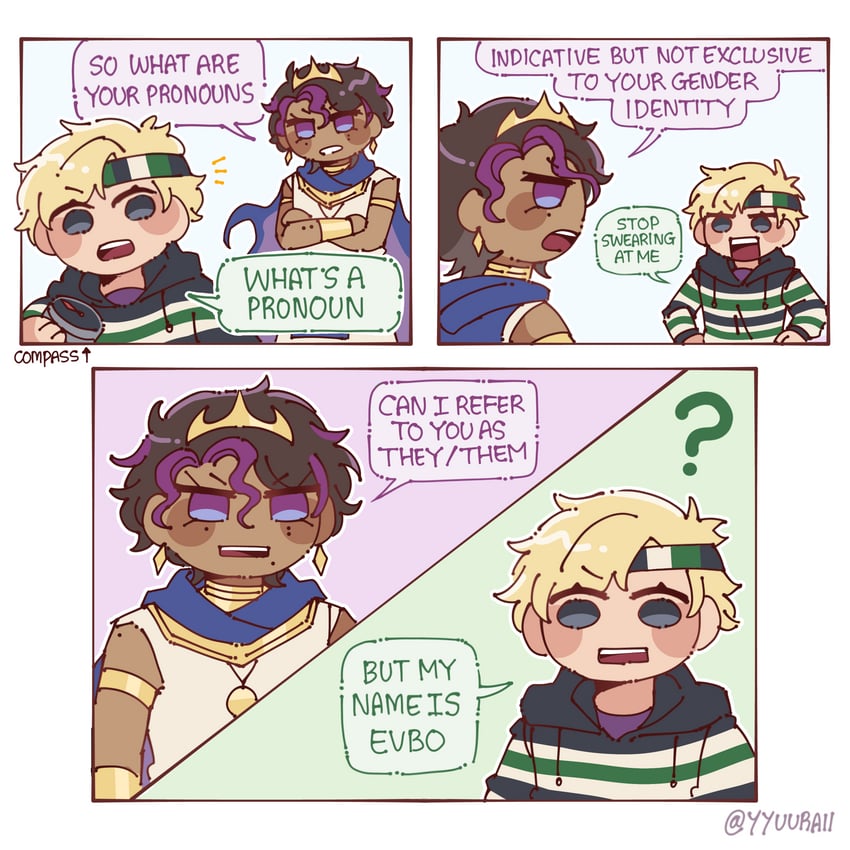evbo and seawattgaming (minecraft youtube and 1 more) drawn by yuu_(yyuuraii)