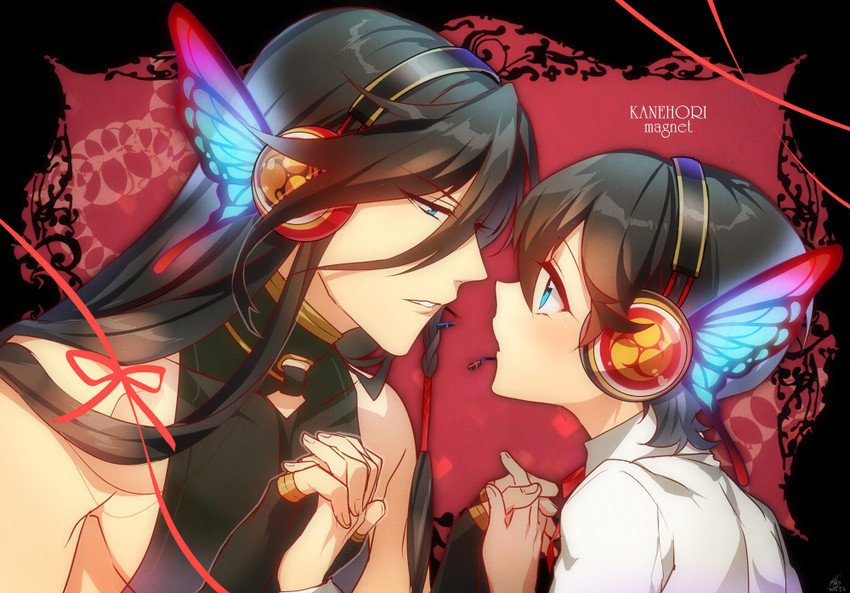 izumi-no-kami kanesada and horikawa kunihiro (vocaloid and 2 more) drawn by hebino_rai