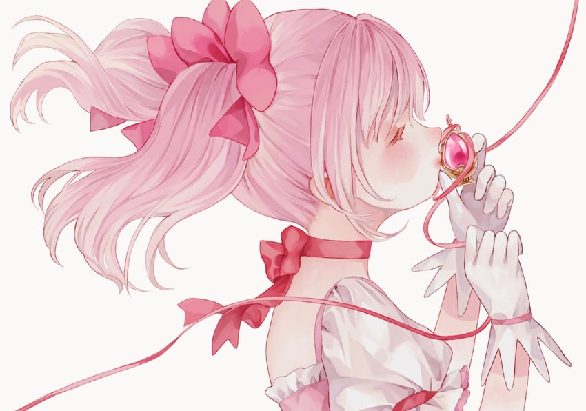 kaname madoka (mahou shoujo madoka magica) drawn by mo_sakana