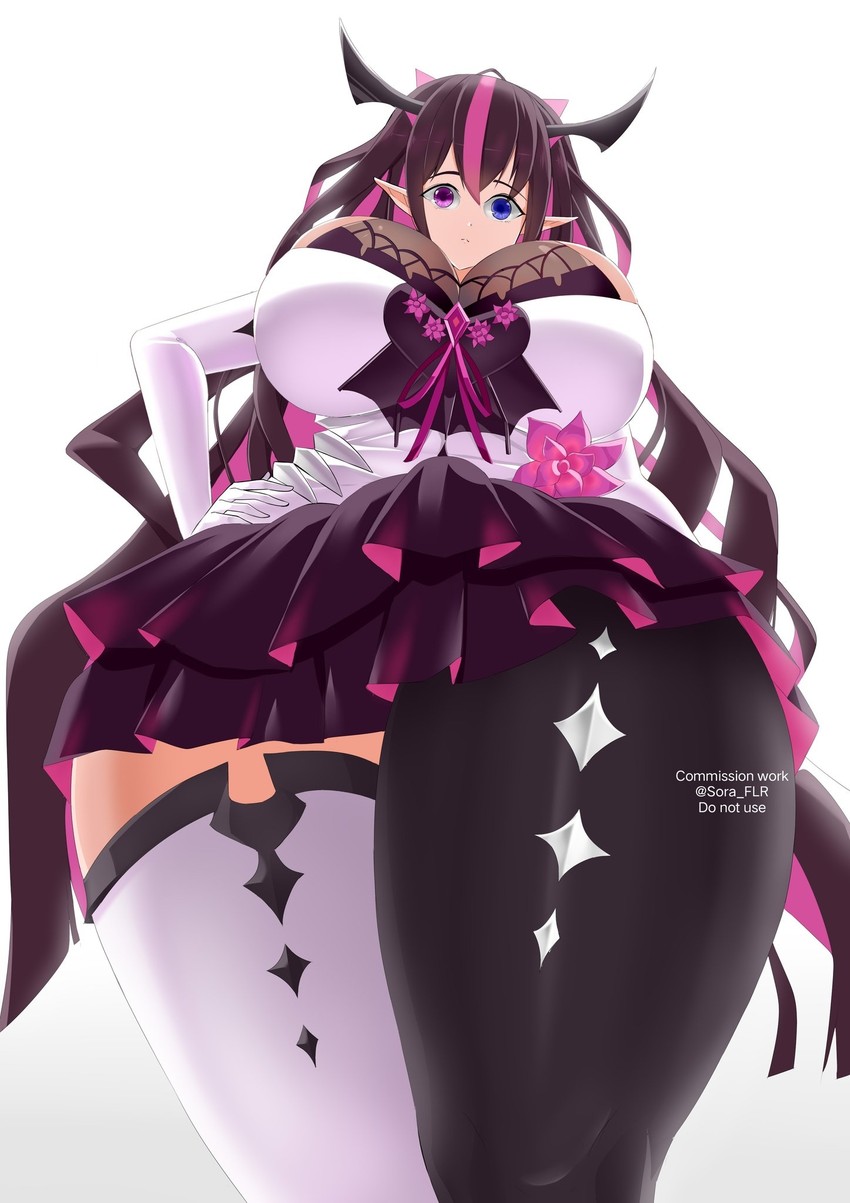 irys (hololive and 1 more) drawn by soraflr