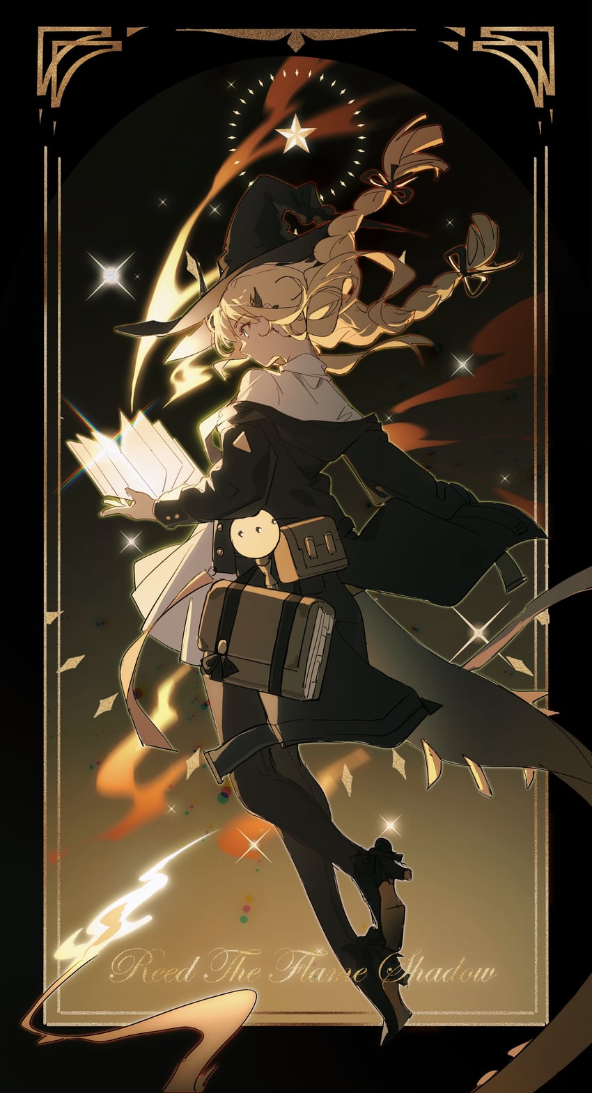 reed and reed the flame shadow (arknights) drawn by butterfly768