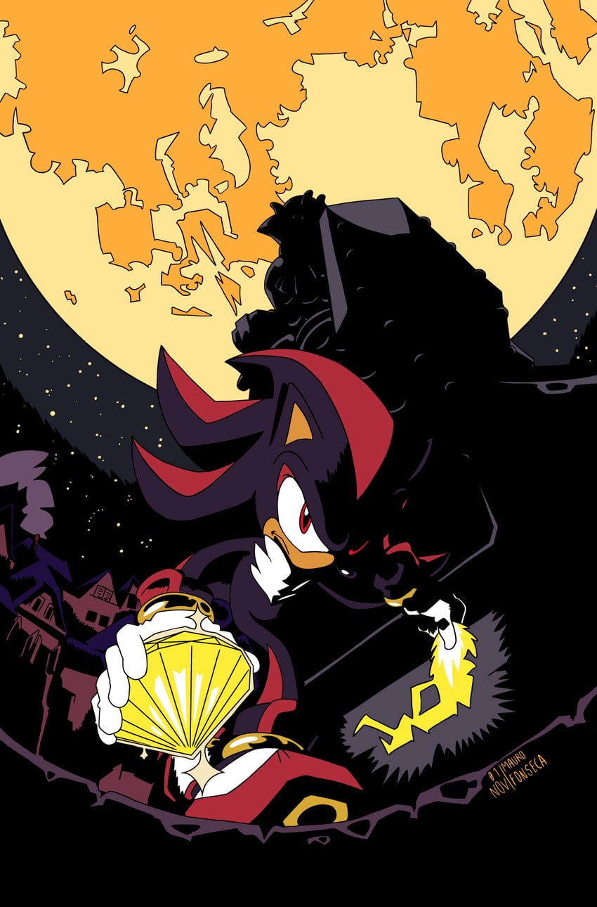 shadow the hedgehog (sonic and 1 more) drawn by thekkm