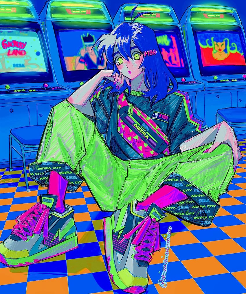 yuki akira (original and 5 more) drawn by poririna