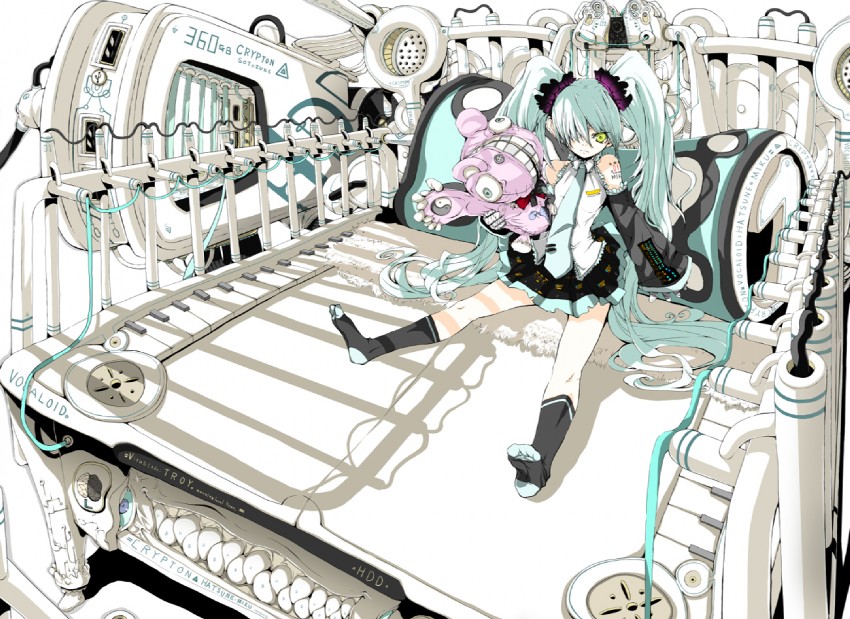 hatsune miku (vocaloid and 1 more) drawn by yume_koreshiki