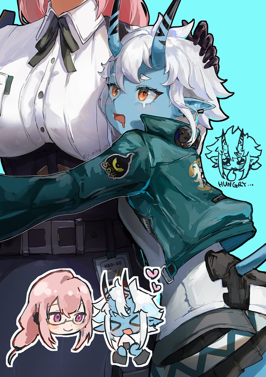 tsukishiro yanagi and soukaku (zenless zone zero) drawn by shiraki_(y_aira_srk)
