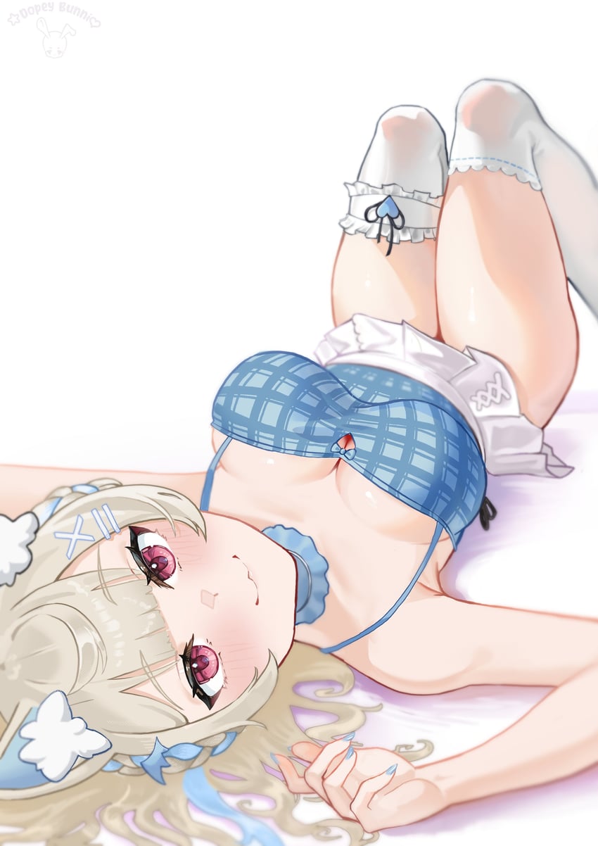 fuwawa abyssgard (hololive and 1 more) drawn by dopeybunni