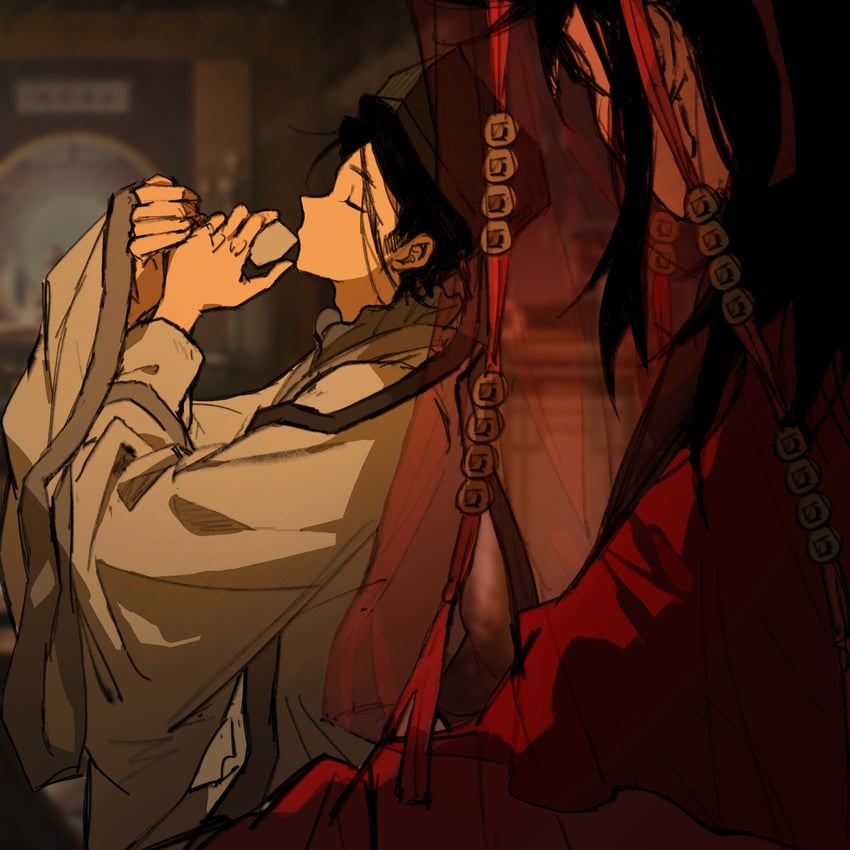li huowang and zhuge yuan (dao gui yi xian) drawn by yuexuaier