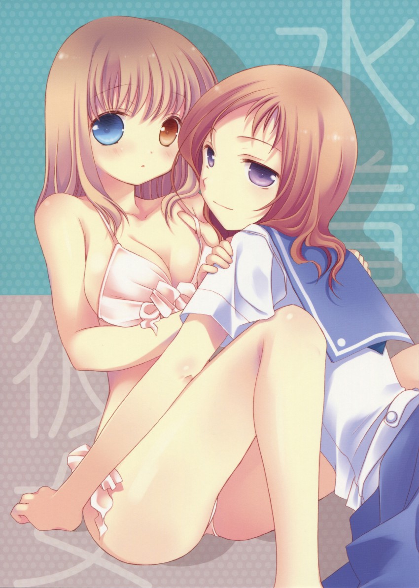 takei hisa and fukuji mihoko (saki) drawn by tokumi_yuiko