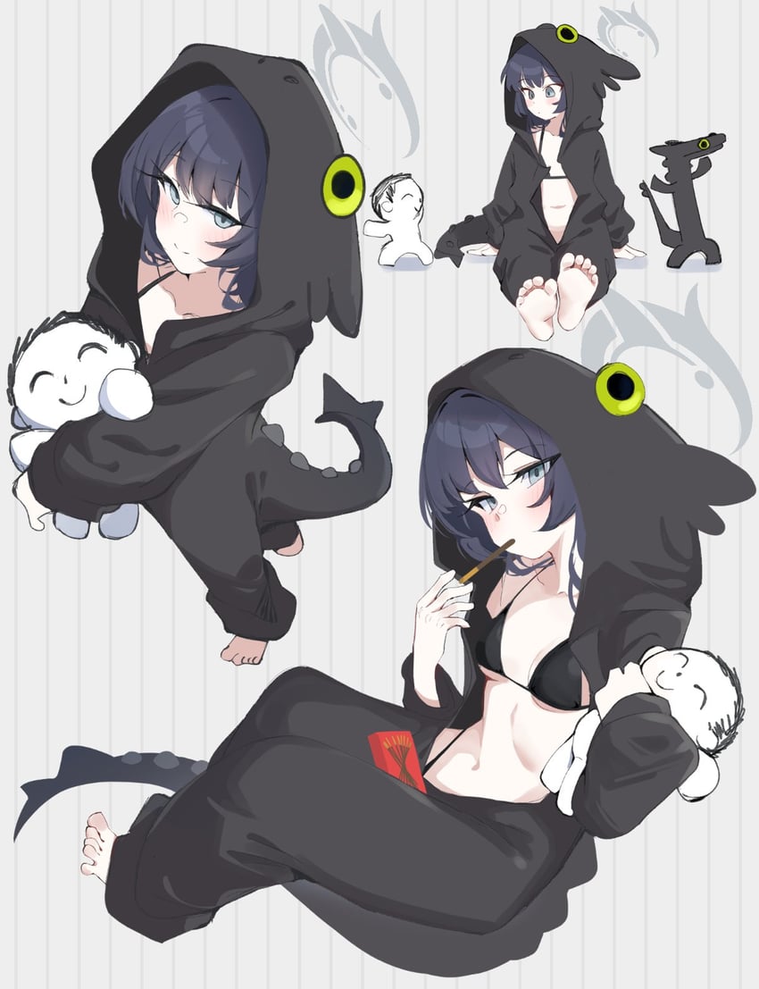 sensei, doodle sensei, and kisaki (blue archive) drawn by gen_(unzzenasd)